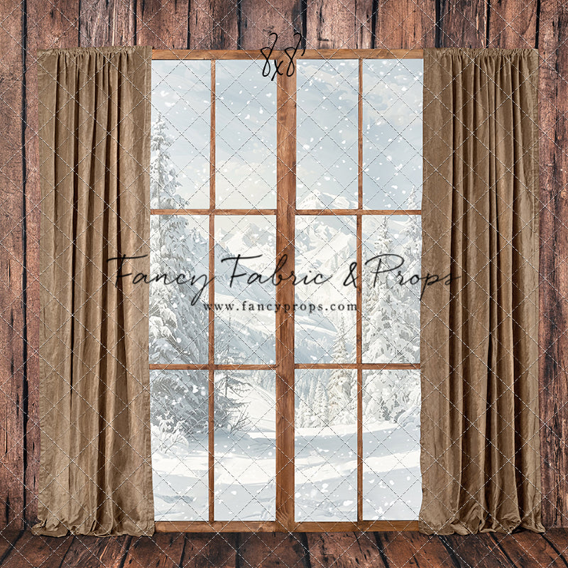 Rustic Country Lodge Mantle - Room