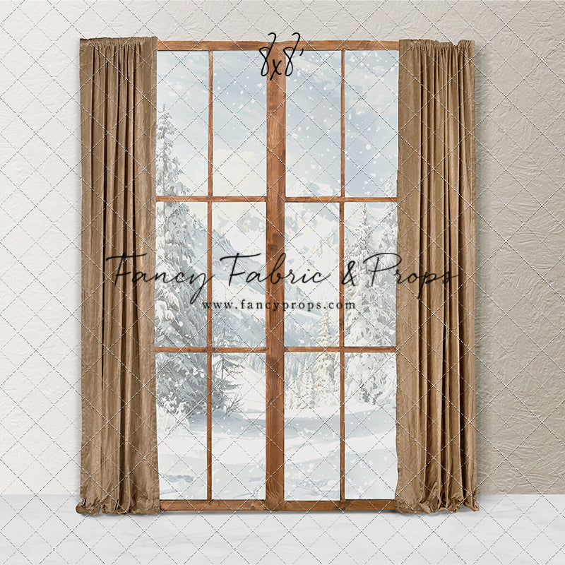 Elegant Gold Christmas Morning View