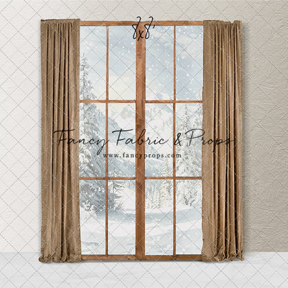 Elegant Gold Christmas Morning View