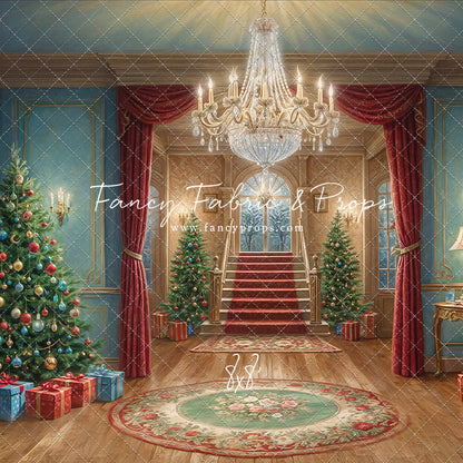 Elegant Holiday Hallway - With Sweep Option