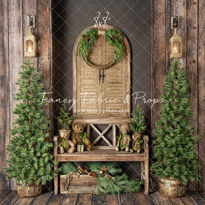 Rustic Christmas Charm Headboard - Room