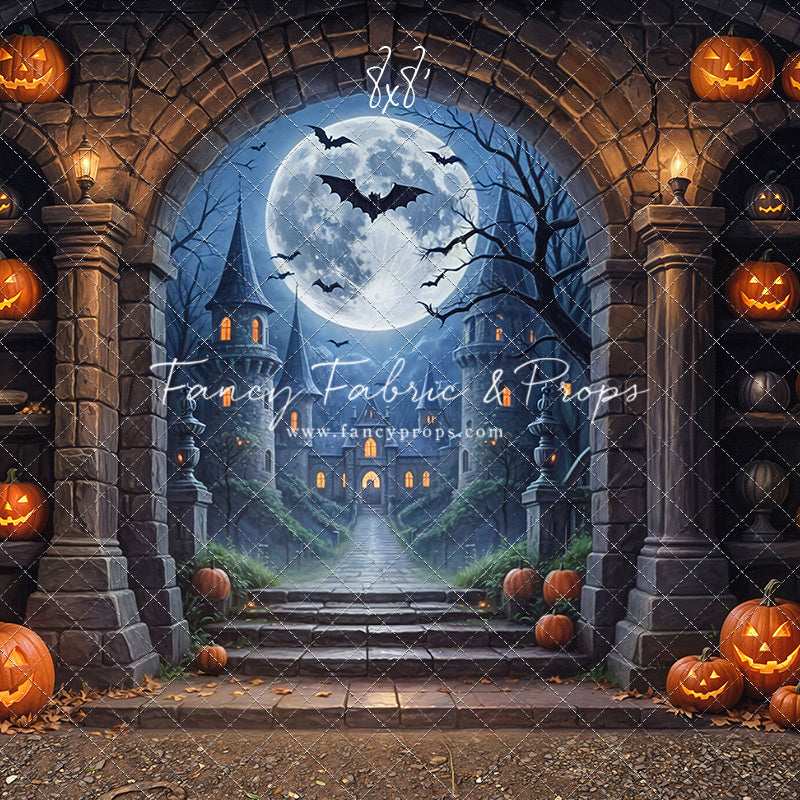 Gothic Halloween Gateway - Dirt Floor - With Sweep Option