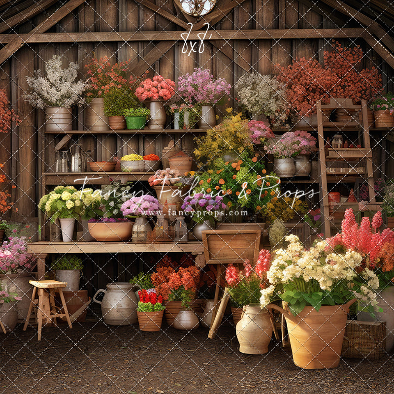 Grandma's Gardening Shed - With Sweep Option