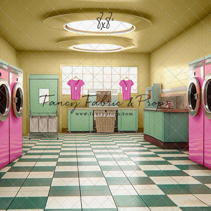 Laundry Day - Yellow With Double Washers- With Sweep Option