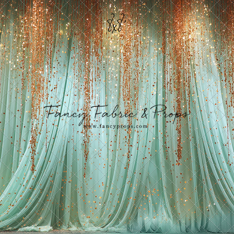 Mint Curtain - With Sweep Option