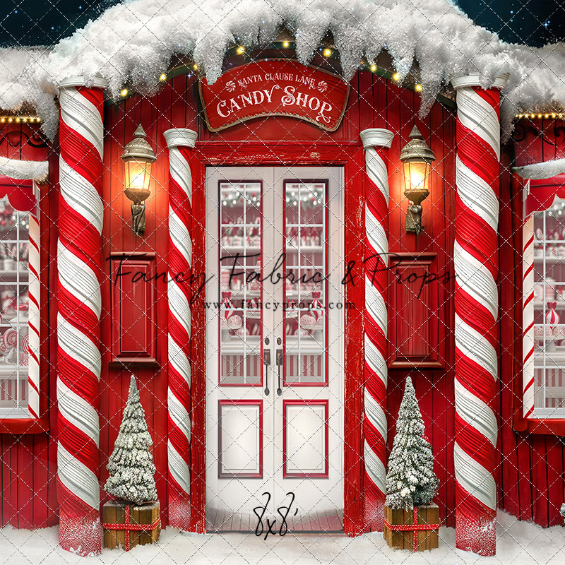 Santa Claus Lane Candy Shop - With Sweep Option