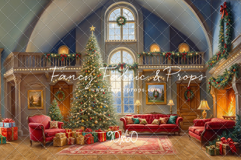 Elegant Christmas Chateau - with Sweep Option