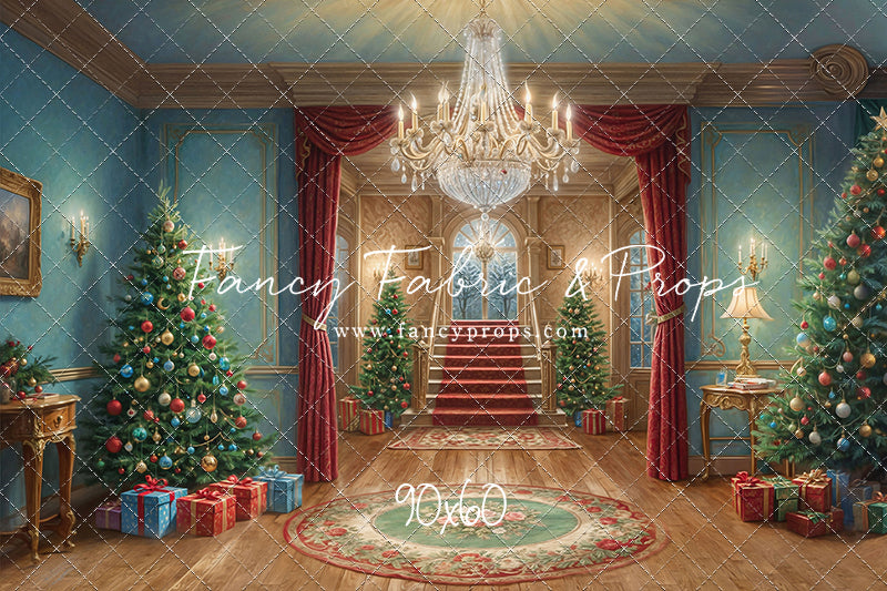 Elegant Holiday Hallway - With Sweep Option