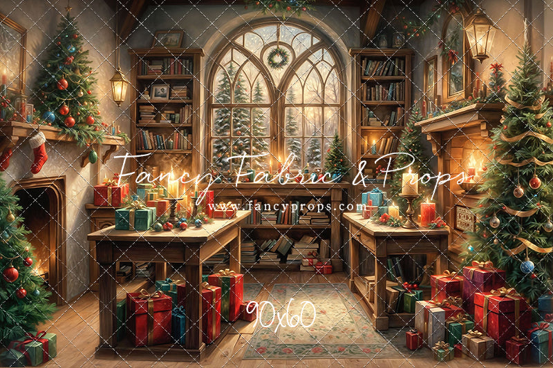 Winter Cabin Wrapping Room - with Sweep Option