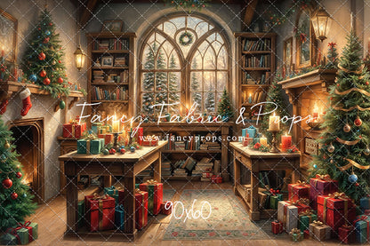 Winter Cabin Wrapping Room - with Sweep Option