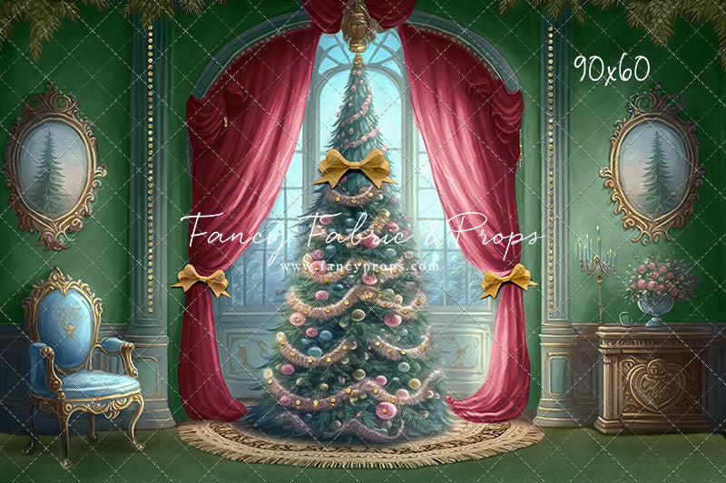 Christmas Wishes - All Green - with Sweep Option