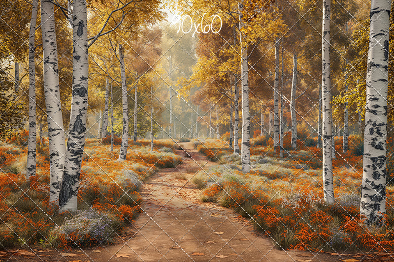 Beautiful Autumn Stroll - With Sweep Option