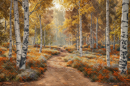 Beautiful Autumn Stroll - With Sweep Option