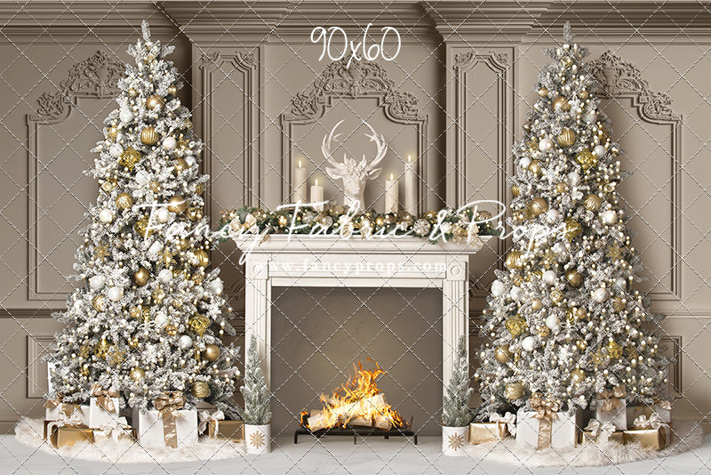 Frosted Fireside Glow