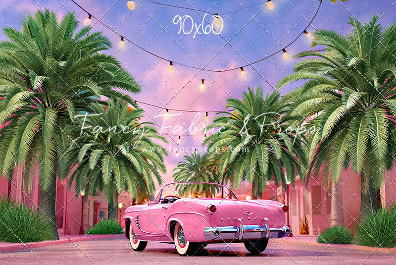 Malibu Shopping Center - Pink Car & Pink Floor - With Sweep Option