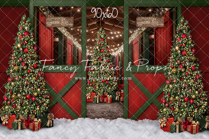 Santa's Jolly Reindeer Stable - No Reindeer