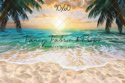 Tropical Beach Paradise - With Sweep Option