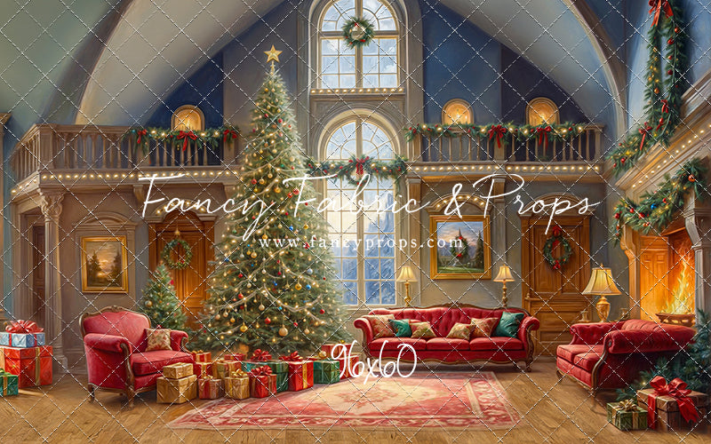 Elegant Christmas Chateau - with Sweep Option