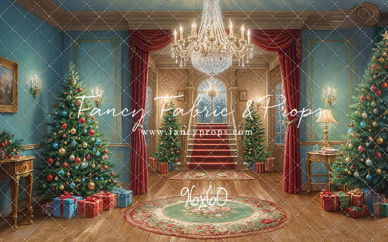 Elegant Holiday Hallway - With Sweep Option