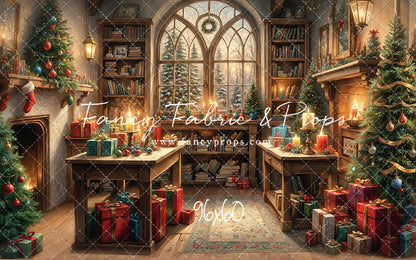 Winter Cabin Wrapping Room - with Sweep Option