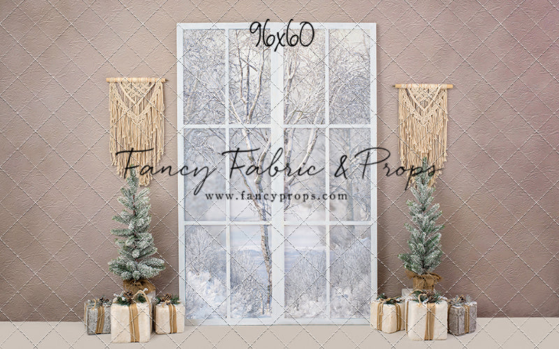 Boho Fireplace Window