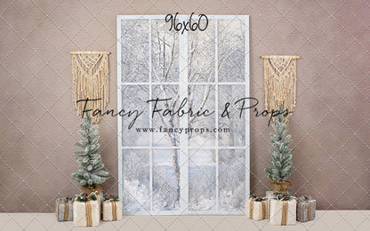 Boho Fireplace Window