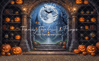 Gothic Halloween Gateway - Dirt Floor - With Sweep Option