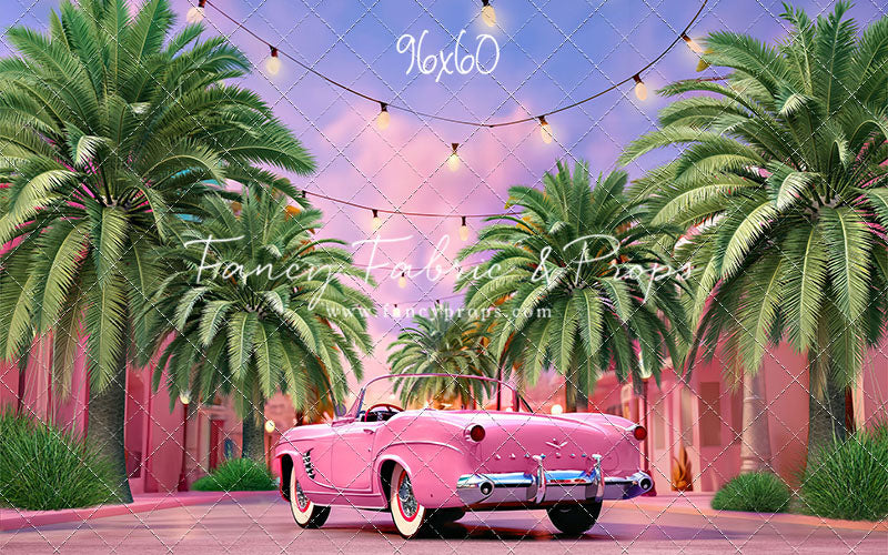 Malibu Shopping Center - Pink Car & Pink Floor - With Sweep Option