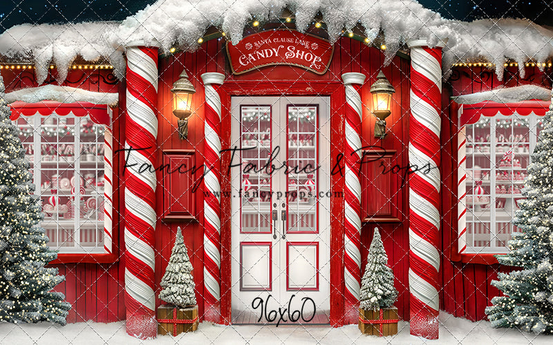 Santa Claus Lane Candy Shop - With Sweep Option