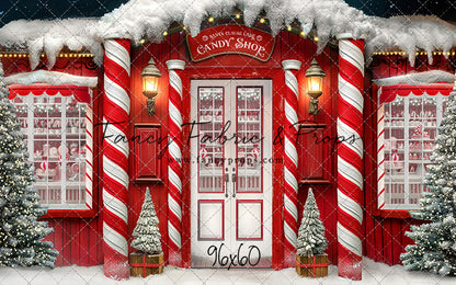 Santa Claus Lane Candy Shop - With Sweep Option