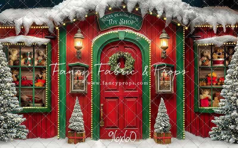 Santa Claus Lane Toy Shop - with Sweep Option