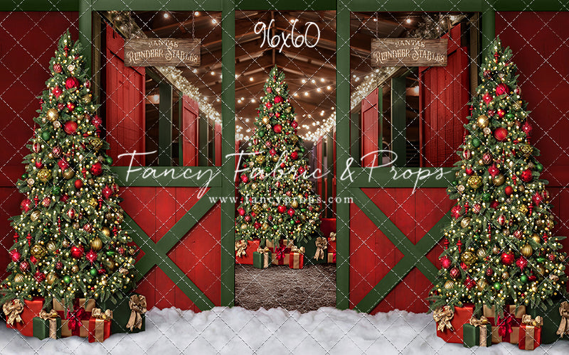 Santa's Jolly Reindeer Stable - No Reindeer