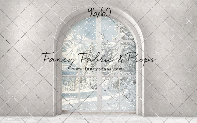 Winter Arch Window