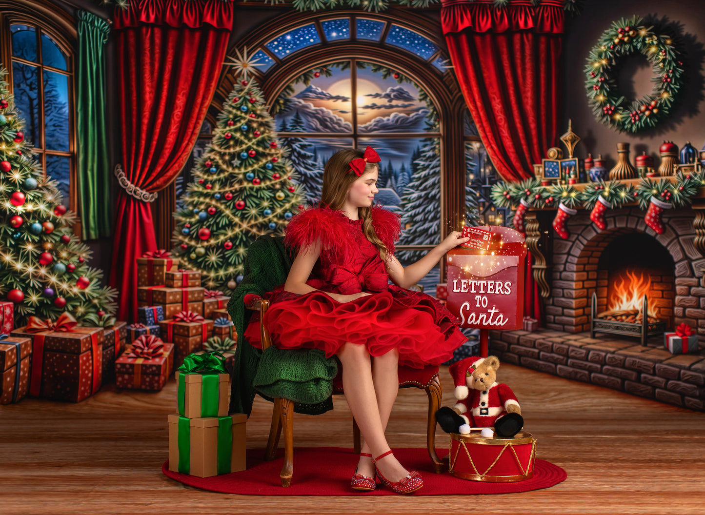 Moonlight & Mistletoe - with Sweep Option