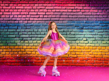 Rainbow Riot Brick - With Sweep Option