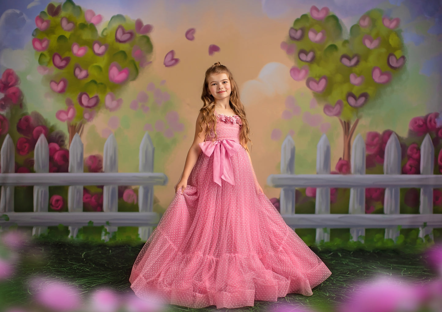 RTS Home Is Where The Heart Is - 8x6' Fabric - Slight Banding- 60% Off