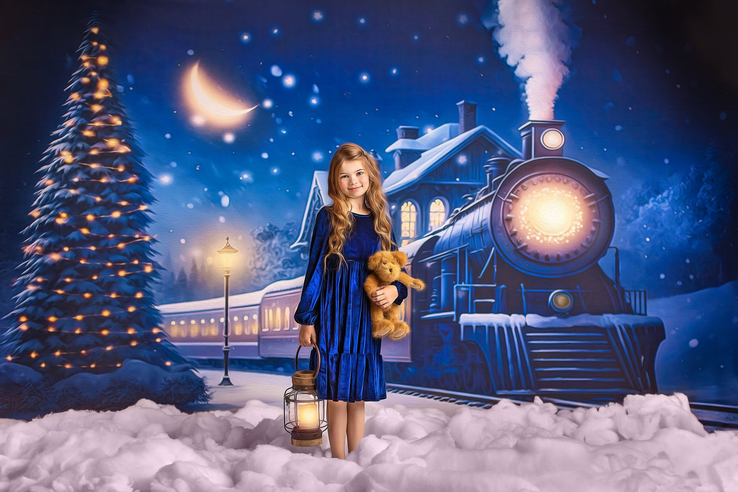 Take The Midnight Train - With Moon Option - with Sweep Option