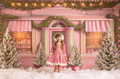 Frosty Sweet Shop - Pink & Sage - with Sweep Option