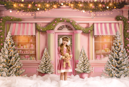 Frosty Sweet Shop - Pink & Sage - with Sweep Option