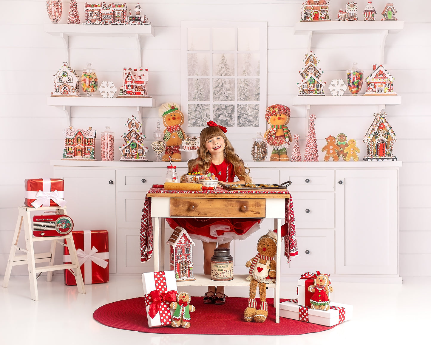 Classic Gingerbread Kitchen 2pc Room