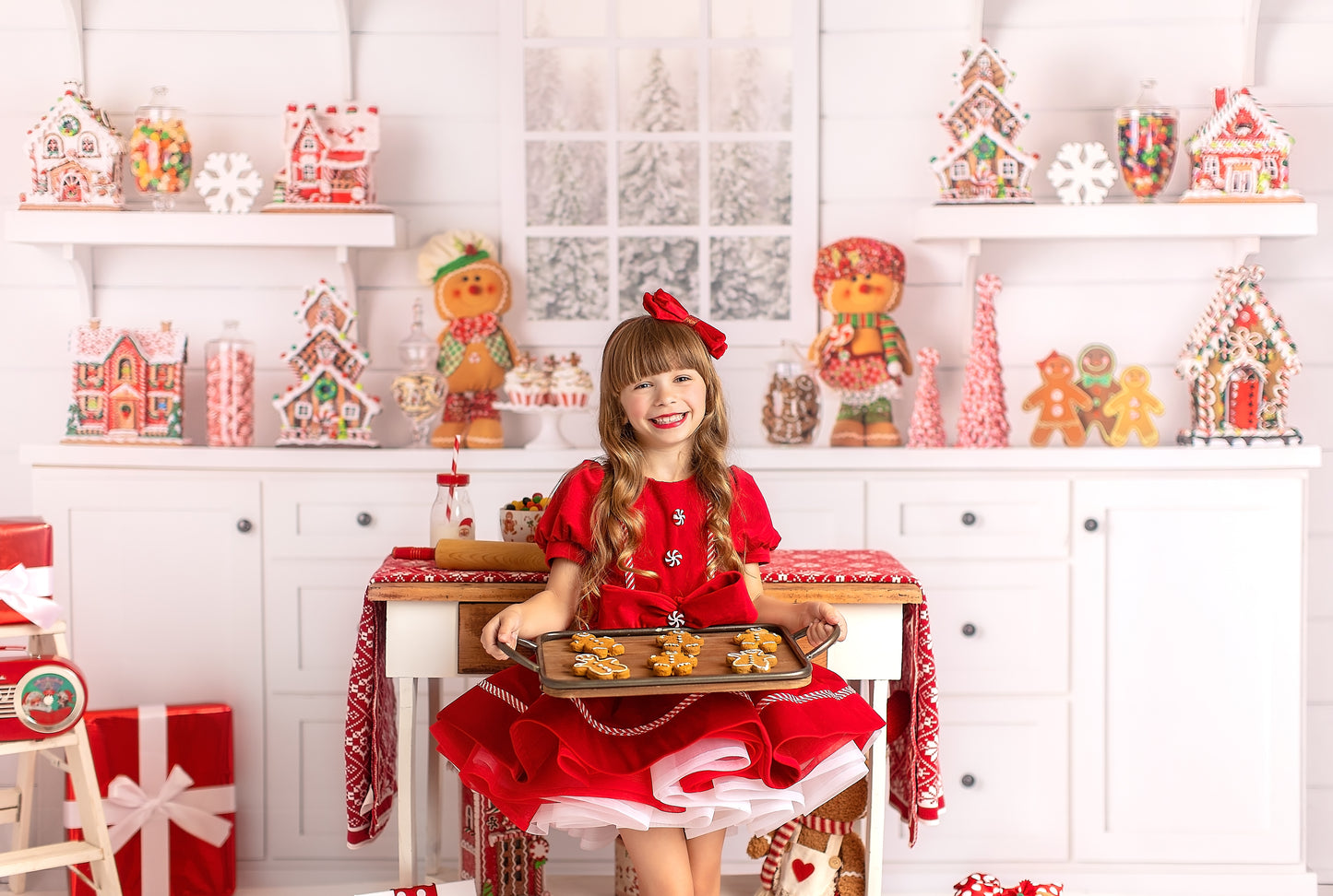Classic Gingerbread Kitchen 2pc Room