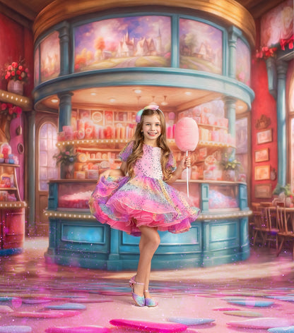 Sweet Tart Hearts with Candy Floor - With Sweep Option