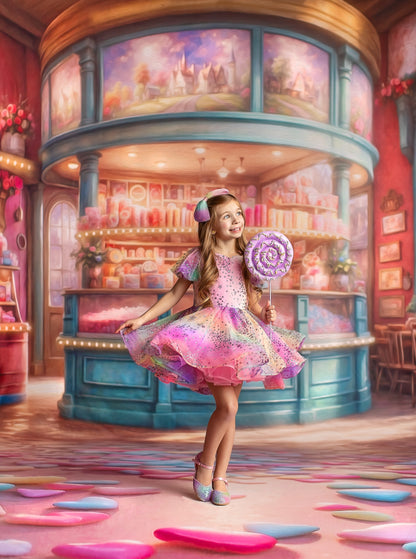 Sweet Tart Hearts Candy Mat Floor