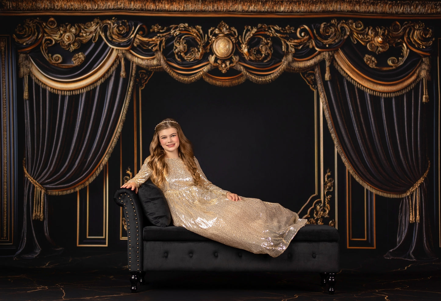 Midnight Elegance Hall - with Sweep Option