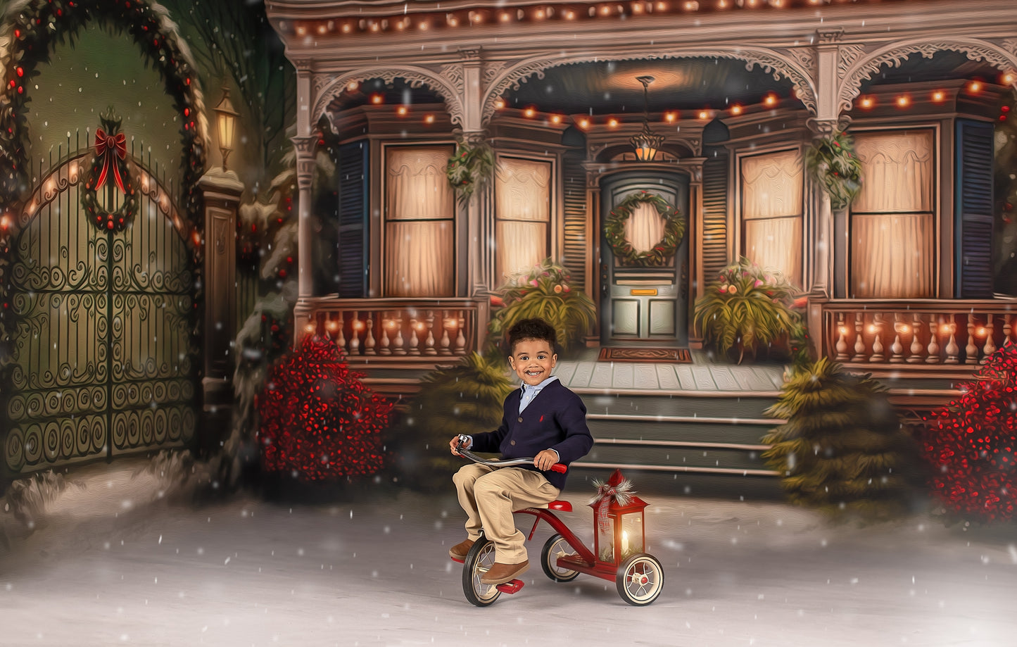 Welcoming Glow Holiday Porch - Room