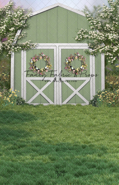Easter Blossoms Barn - With Sweep Option