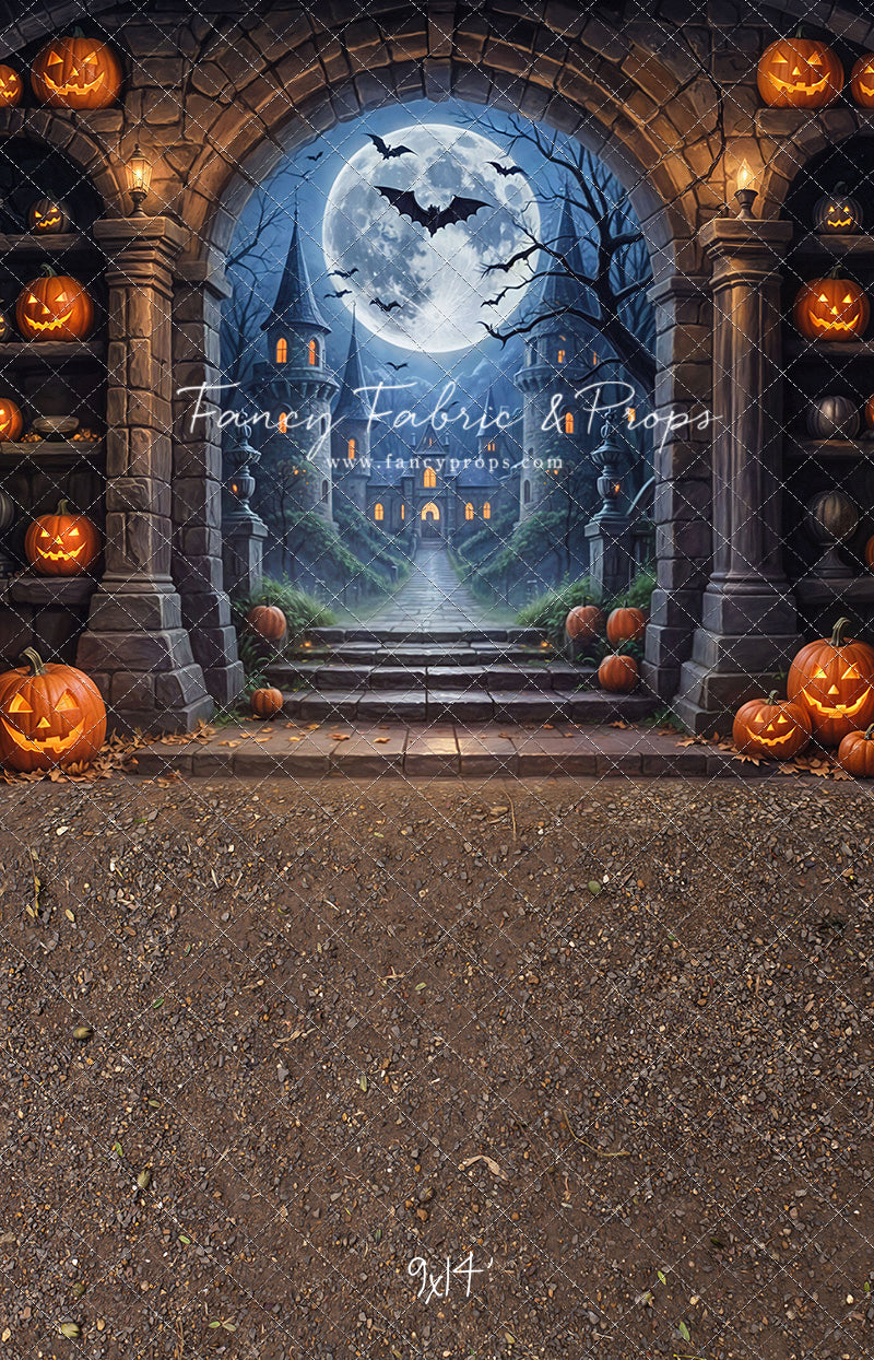 Gothic Halloween Gateway - Dirt Floor - With Sweep Option
