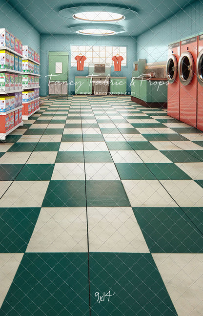 Laundry Day - Blue - With Sweep Option