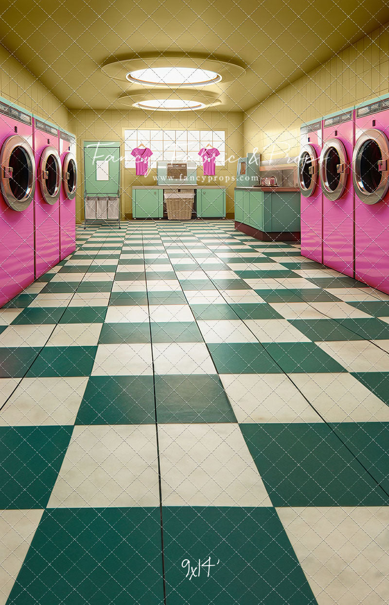 Laundry Day - Yellow With Double Washers- With Sweep Option