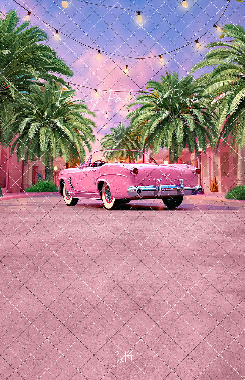 Malibu Shopping Center - Pink Car & Pink Floor - With Sweep Option